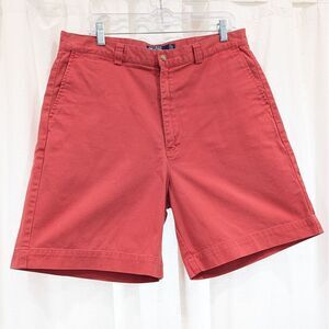 Polo Ralph Lauren Philip Short Salmon Red Flat Front 100% Cotton Size‎ 36